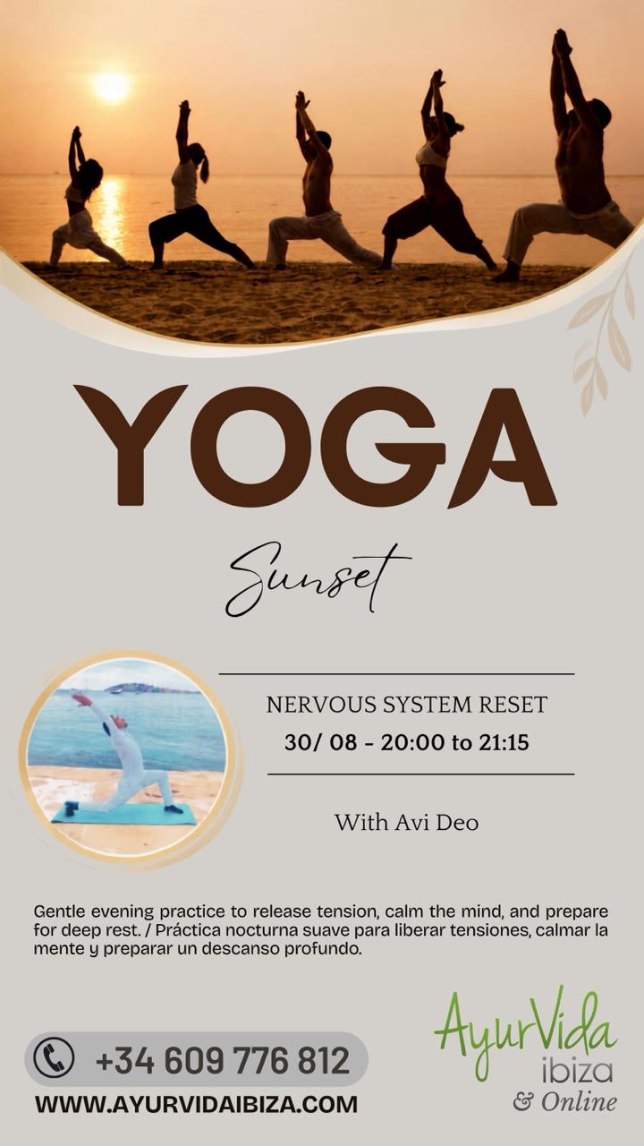 🌅 Sunset Yoga: Nervous System Reset