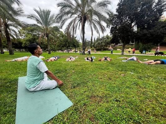 Pranayama and meditation