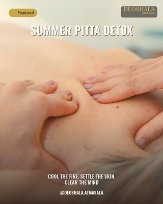 Summer detox: Summer Pitta Detox Ritual