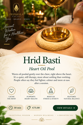 Hrid Basti · Heart Oil Pool