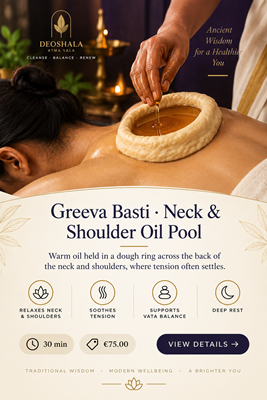 Greeva Basti · Neck and Shoulder Oil Pool
