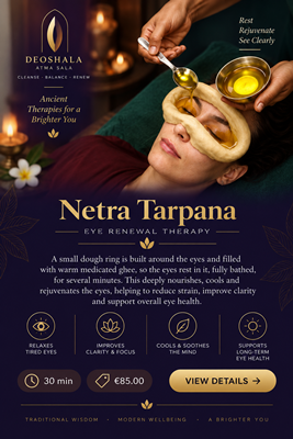 Netra Tarpana · Eye Renewal Therapy