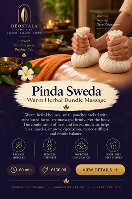 Pinda Sweda · Warm Herbal Bundle Massage