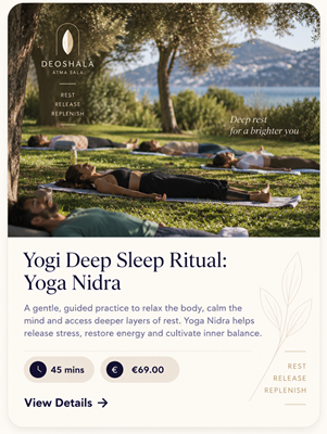 Yogi deep sleep ritual: Yoga nidra